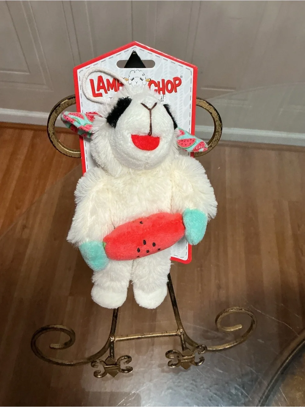 LambChop Plush Dog Toy, Lambchop,  7” Squeaker.